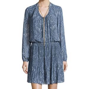 MICHAEL Michael Kors Blue Long Sleeve Dress